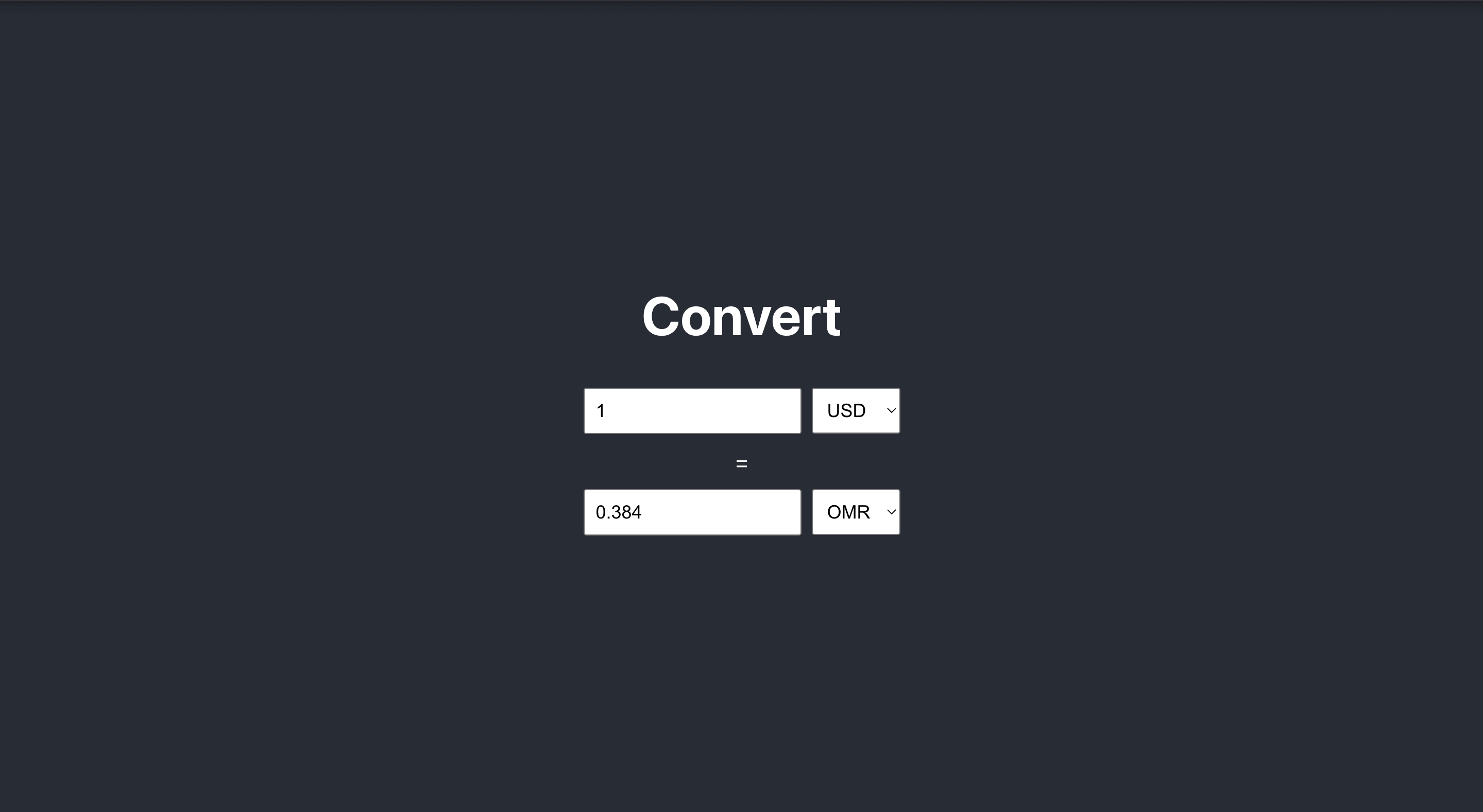Currency Converter App